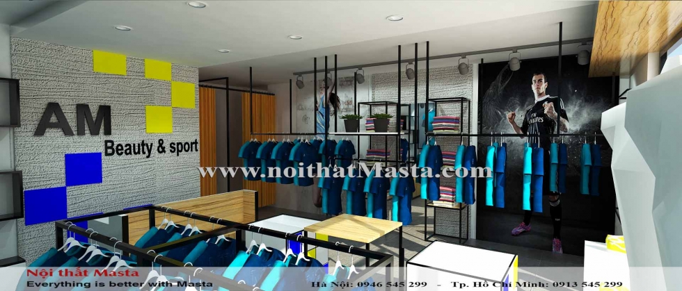 thiet ke shop the thao